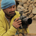 Javed, unser Trekkingführer, hinter der Kamera